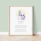 Personalised Nikkah Print – Bride to Mum Islamic Wedding Poem