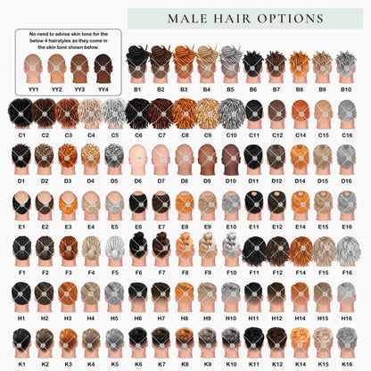 Personalised graduation card for him featuring a male graduate in blue and gold academic robes with custom name, university and graduation year.