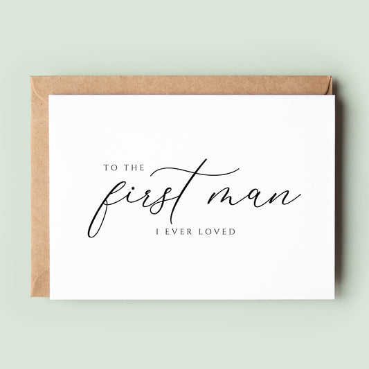 Heartfelt Wedding Card to Your Dad, featuring a touching message from a daughter to her father, acknowledging his unwavering love and support.