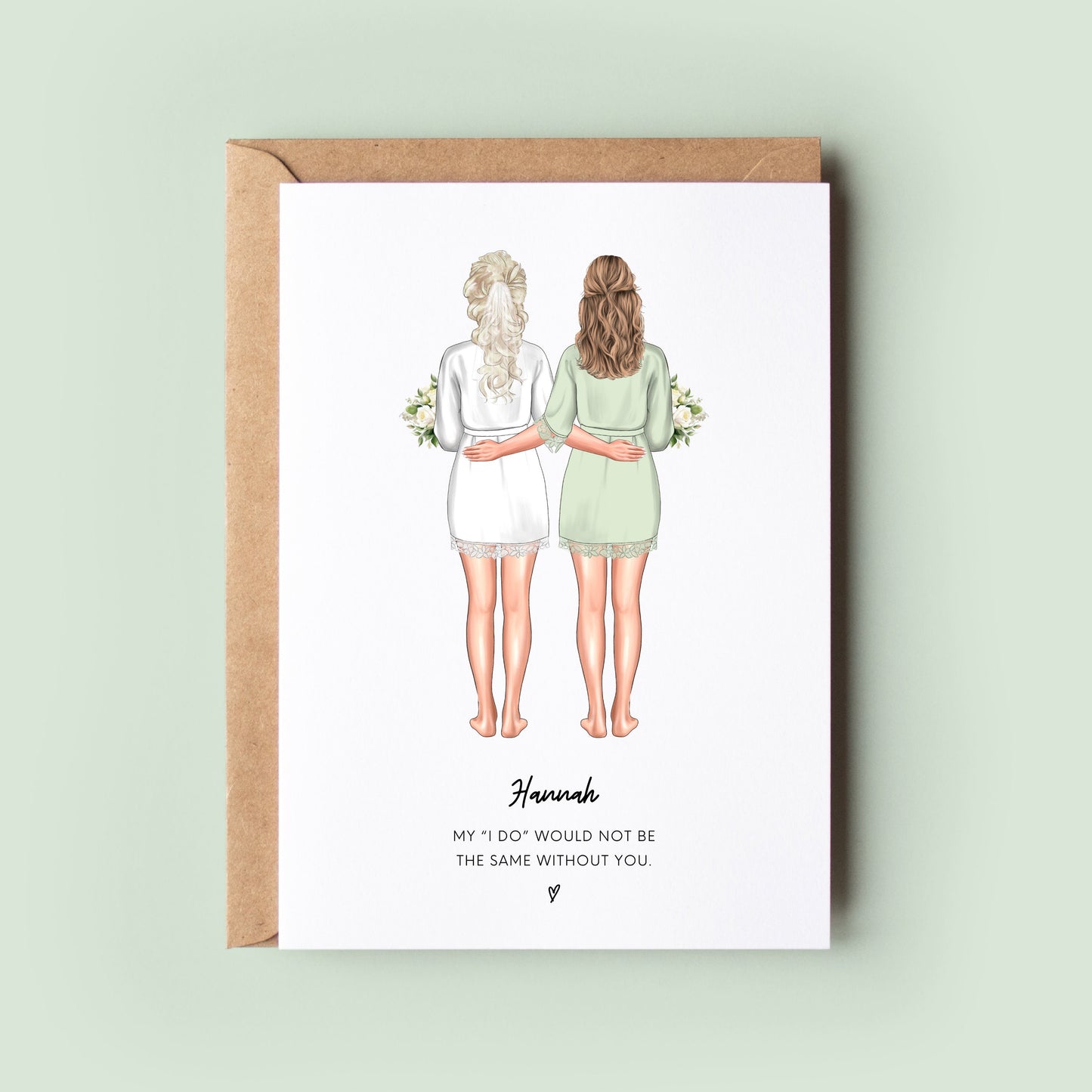 Will You Be My Bridesmaid Card, Personalised Bridesmaid Proposal, Bridesmaid Thank You Card, Will You Be My Maid of Honour, Maid of Honor